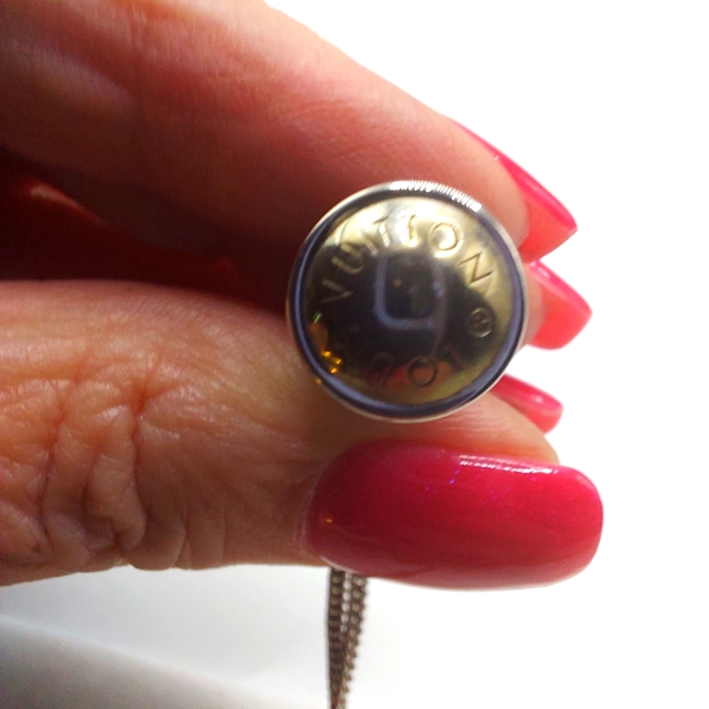 Louis Vuitton Monogram Eclipse Collier Charms Nec… - image 5